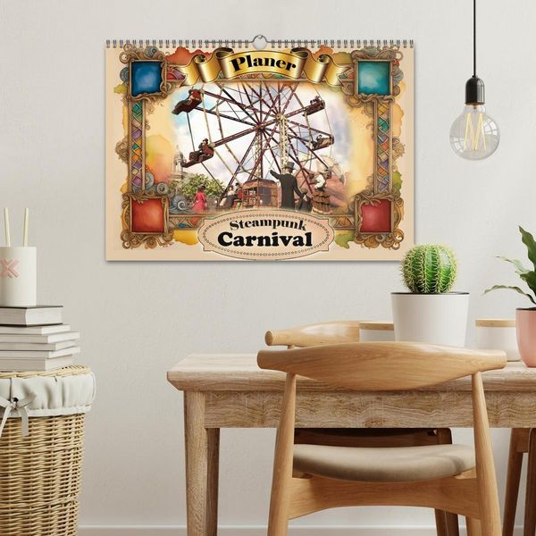 Produktbild: Steampunk Carnival (Wandkalender 2026 DIN A3 quer), CALVENDO Monatskalender