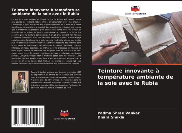 Produktbild: Teinture innovante &agrave; temp&eacute;rature ambiante de la soie avec le Rubia