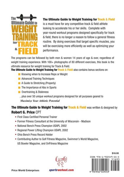 Produktbild: The Ultimate Guide to Weight Training for Track & Field
