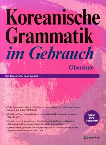 Produktbild: Koreanische Grammatik im Gebrauch - Oberstufe