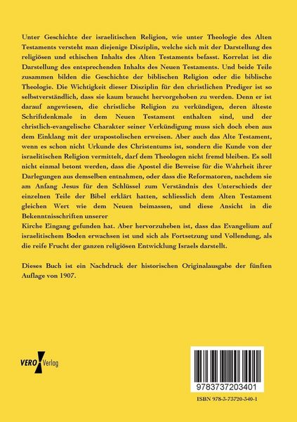 Produktbild: Geschichte der israelitischen Religion
