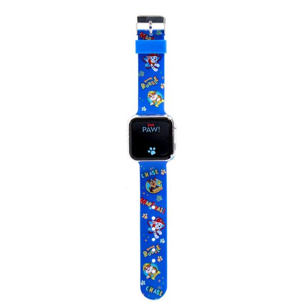 Kinder Armbanduhr PAW PATROL LED blau