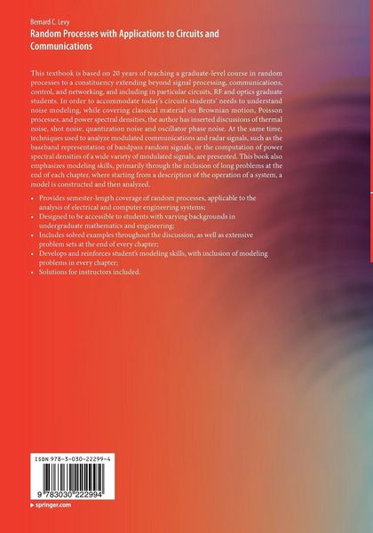 Produktbild: Random Processes with Applications to Circuits and Communications