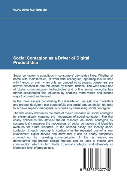 Produktbild: Social Contagion as a Driver of Digital Product Use