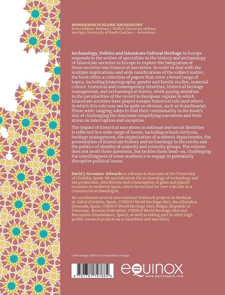 Produktbild: Archaeology, Politics and Islamicate Cultural Heritage in Europe
