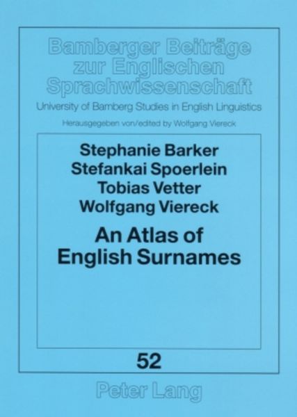Produktbild: An Atlas of English Surnames