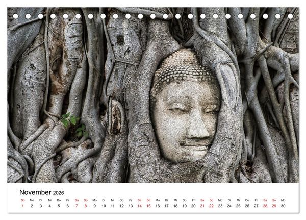 Produktbild: Bangkok das traumhafte Reiseziel (Tischkalender 2026 DIN A5 quer), CALVENDO Monatskalender