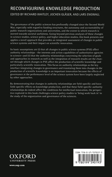 Produktbild: Reconfiguring Knowledge Production