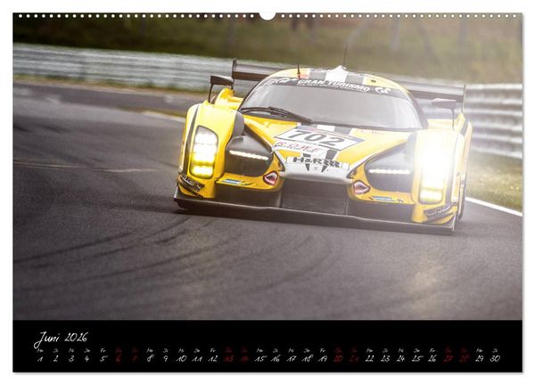 Produktbild: Emotions on Track - Langstreckenmeisterschaft am N&uuml;rburgring - GT3 (Wandkalender 2026 DIN A2 quer), CALVENDO Monatskalender