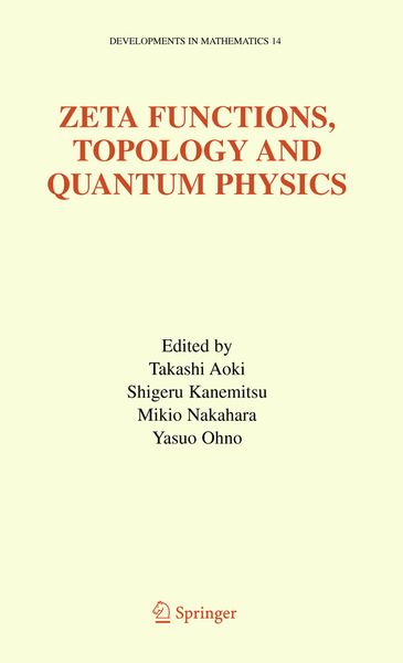 Produktbild: Zeta Functions, Topology and Quantum Physics