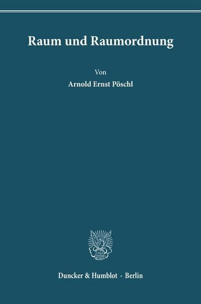 Produktbild: Raum und Raumordnung.