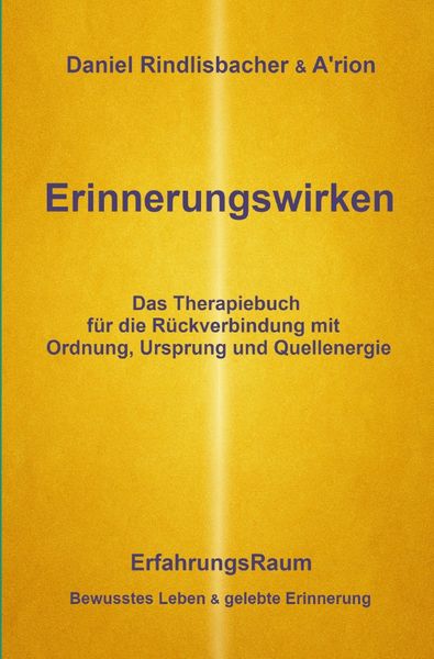 Erinnerungswirken, Taschenbuch von Daniel Rindlisbacher , A'rion Das Feld, Epubli, 9783819097508