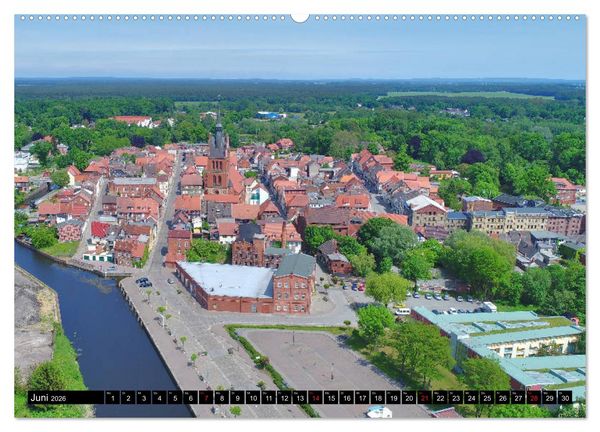 Produktbild: Grabow - Fachwerkstadt an der Elde (hochwertiger Premium Wandkalender 2026 DIN A2 quer), Kunstdruck in Hochglanz
