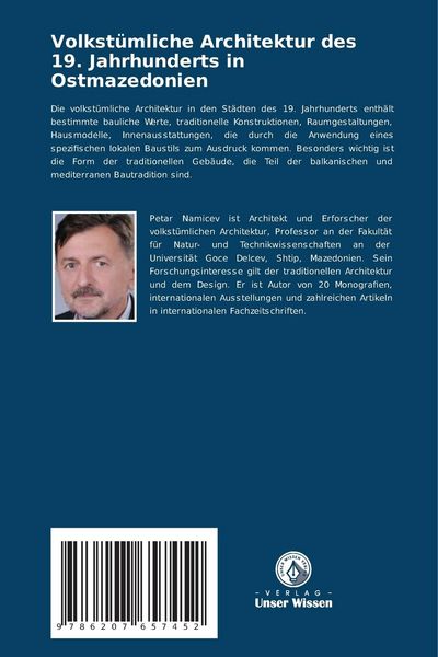 Produktbild: Volkst&uuml;mliche Architektur des 19. Jahrhunderts in Ostmazedonien