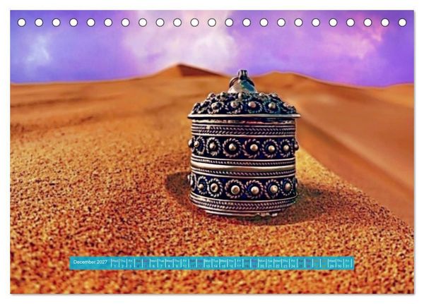Produktbild: Travel the World &ndash; Beyond the Horizon (Desk Calendar 2027 DIN A5 landscape), CALVENDO 12 Month DeskCalendar
