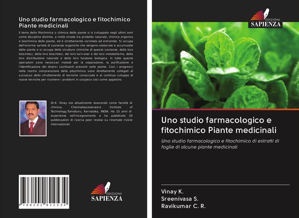 Produktbild: Uno studio farmacologico e fitochimico Piante medicinali