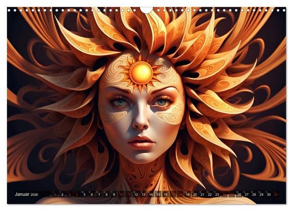 Produktbild: Fantasie Universum Sch&ouml;nheiten (Wandkalender 2026 DIN A3 quer), CALVENDO Monatskalender