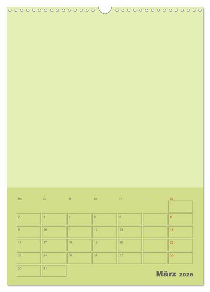 Produktbild: Bastel Terminkalender (Wandkalender 2026 DIN A3 hoch), CALVENDO Monatskalender