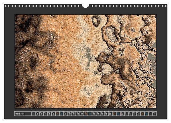 Produktbild: Art palette terre (Calendrier mural 2026 DIN A3 vertical), CALVENDO calendrier mensuel