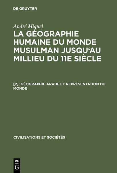 Produktbild: G&eacute;ographie arabe et repr&eacute;sentation du monde