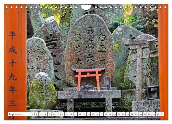 Produktbild: Japan Gl&uuml;cksbringer (Wandkalender 2027 DIN A4 quer), CALVENDO Monatskalender
