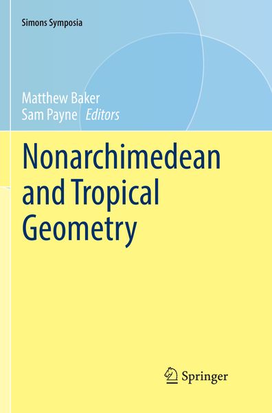 Produktbild: Nonarchimedean and Tropical Geometry
