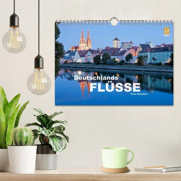 Produktbild: Deutschlands Fl&uuml;sse (Wandkalender 2026 DIN A4 quer), CALVENDO Monatskalender