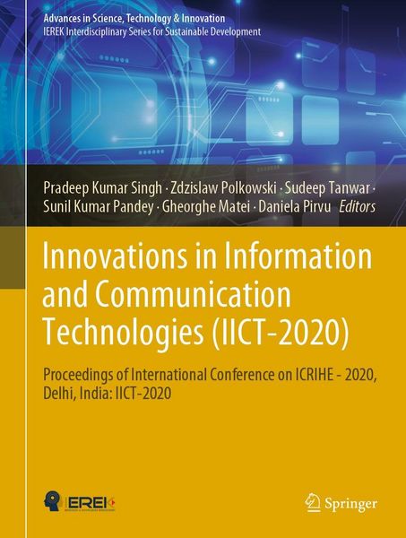 Produktbild: Innovations in Information and Communication Technologies (IICT-2020)
