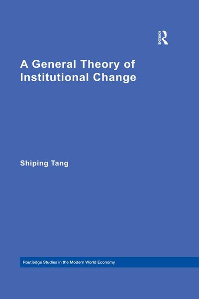 Produktbild: A General Theory of Institutional Change