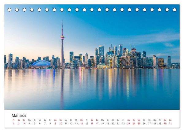 Produktbild: Kanada - Eine Reise durch ein spektakul&auml;res Land. (Tischkalender 2026 DIN A5 quer), CALVENDO Monatskalender