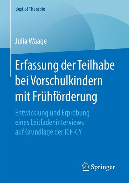 Produktbild: Erfassung der Teilhabe bei Vorschulkindern mit Fr&uuml;hf&ouml;rderung