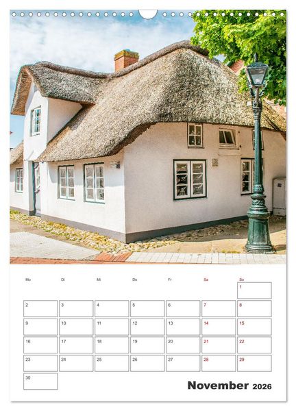 Produktbild: Insel F&ouml;hr - Urlaubsplaner (Wandkalender 2026 DIN A3 hoch), CALVENDO Monatskalender