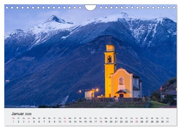 Produktbild: Tessin - Ticino (Wandkalender 2026 DIN A4 quer), CALVENDO Monatskalender
