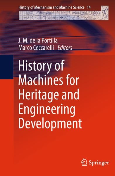 Produktbild: History of Machines for Heritage and Engineering Development