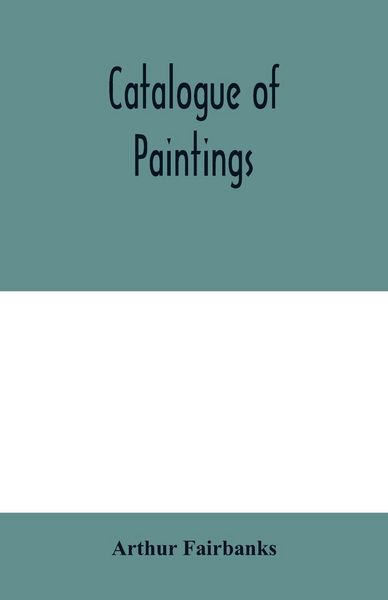 Produktbild: Catalogue of paintings