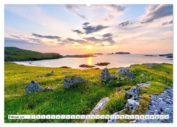 Produktbild: &Auml;u&szlig;ere Hebriden - Schottische Traumstr&auml;nde und K&uuml;sten (hochwertiger Premium Wandkalender 2026 DIN A2 quer), Kunstdruck in Hochglanz