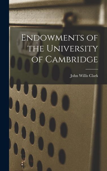 Produktbild: Endowments of the University of Cambridge
