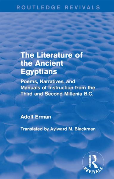 Produktbild: The Literature of the Ancient Egyptians