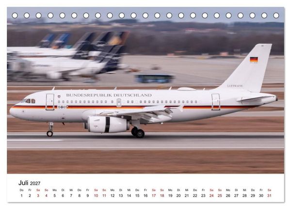 Produktbild: Airbus A320 Das Brot und Butter Flugzeug (Tischkalender 2027 DIN A5 quer), CALVENDO Monatskalender