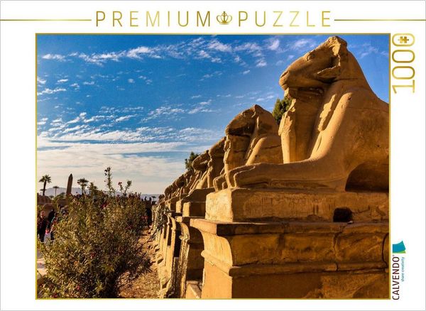 Produktbild: CALVENDO Puzzle Karnak Tempel, Luxor | 1000 Teile Lege-Gr&ouml;&szlig;e 64x48cm Foto-Puzzle f&uuml;r gl&uuml;ckliche Stunden