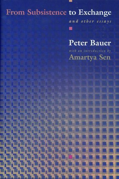 Produktbild: From Subsistence to Exchange and Other Essays