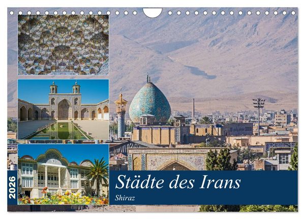 Produktbild: St&auml;dte des Irans - Shiraz (Wandkalender 2026 DIN A4 quer), CALVENDO Monatskalender