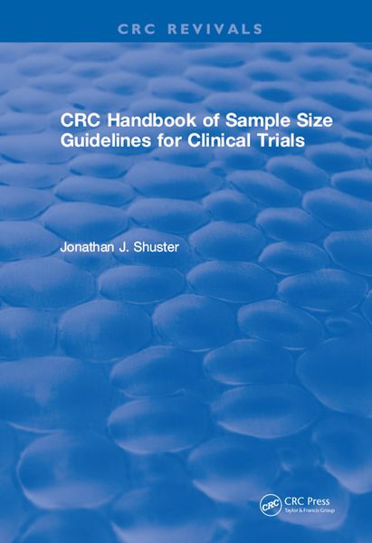 Produktbild: CRC Handbook of Sample Size Guidelines for Clinical Trials