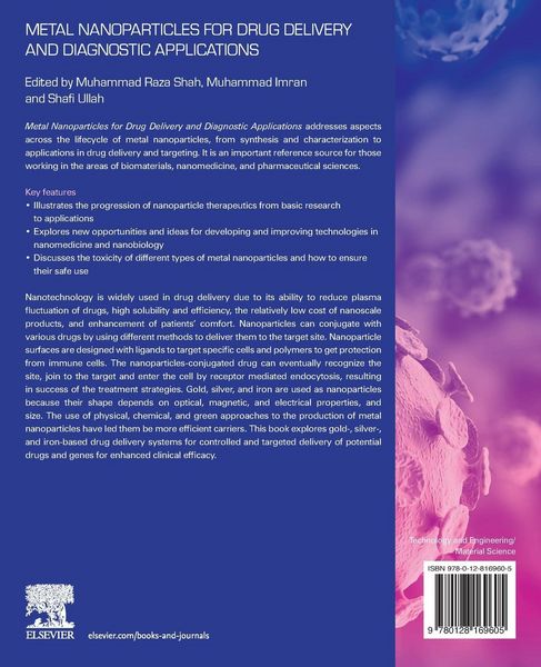 Produktbild: Metal Nanoparticles for Drug Delivery and Diagnostic Applications