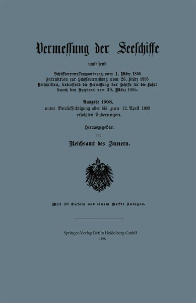 Produktbild: Vermessung der Seeschiffe