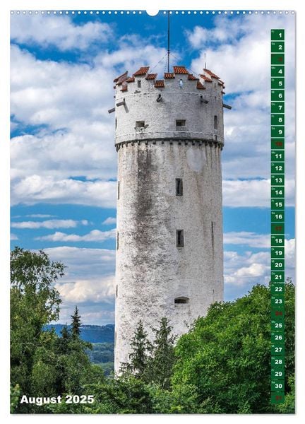 Produktbild: Ravensburg, Stadt der T&uuml;rme (Wandkalender 2025 DIN A2 hoch), CALVENDO Monatskalender