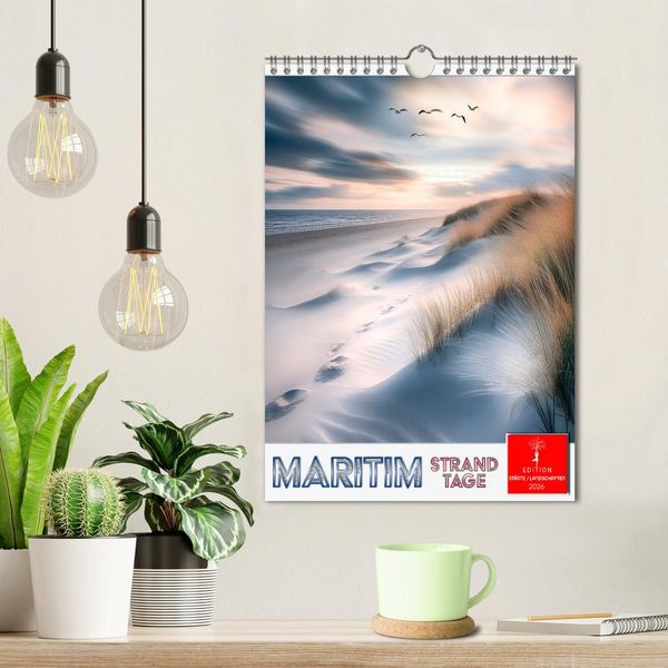 Produktbild: Maritim - Strandtage (Wandkalender 2026 DIN A4 hoch), CALVENDO Monatskalender