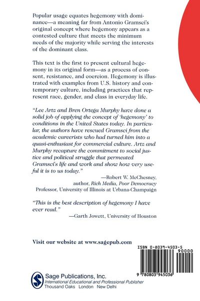 Produktbild: Cultural Hegemony in the United States