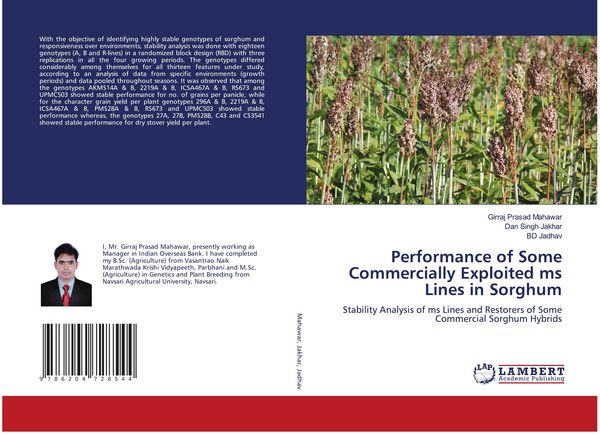 Produktbild: Performance of Some Commercially Exploited ms Lines in Sorghum