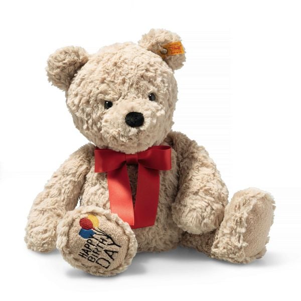 Produktbild: Steiff 114069 - Jimmy Teddyb&auml;r Happy Birthday, Pl&uuml;sch, beide, 35 cm